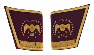 Masonic Scottish Rite 95th Degree Gauntlets Cuffs